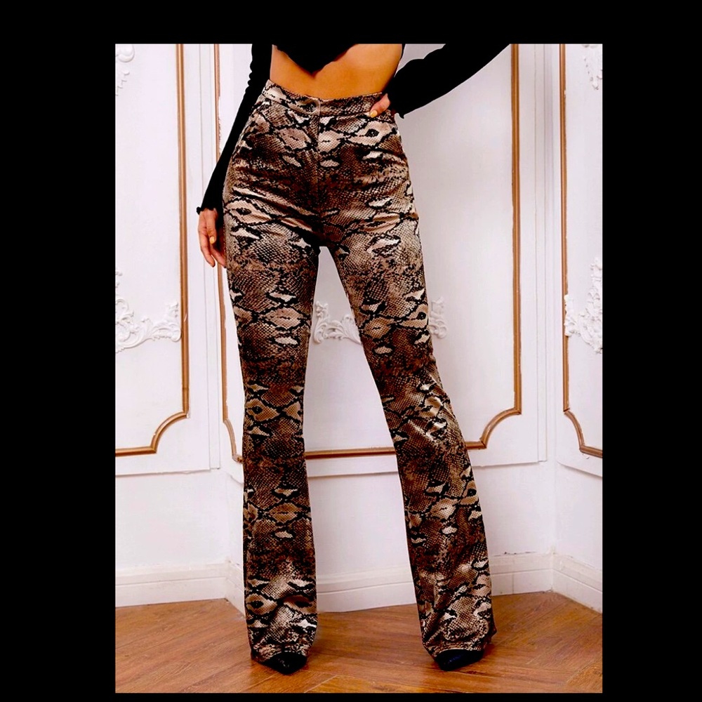 Animal print pants NWT
